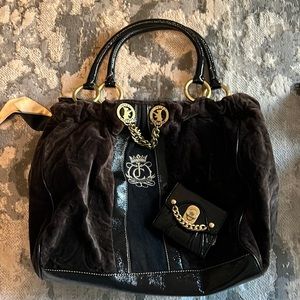 Juicy couture velour tote. Also have matching wallet for an additional cost